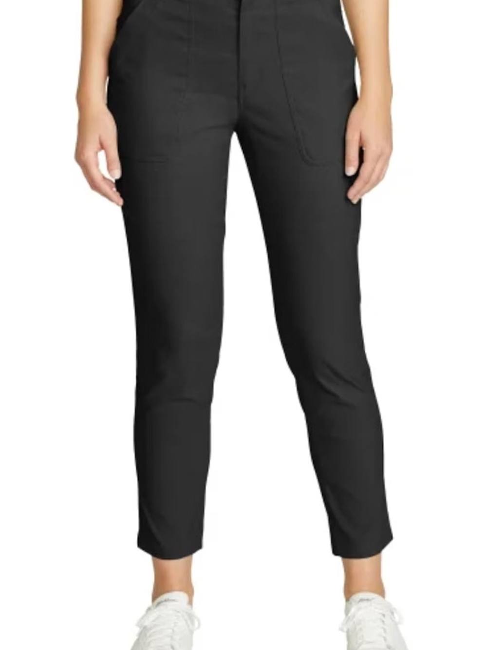 Eddie Bauer Women's Horizon Straight Ankle Pants Black